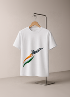 Indian Airforce Jet Tricolour Graphic T-Shirt for Men & Women