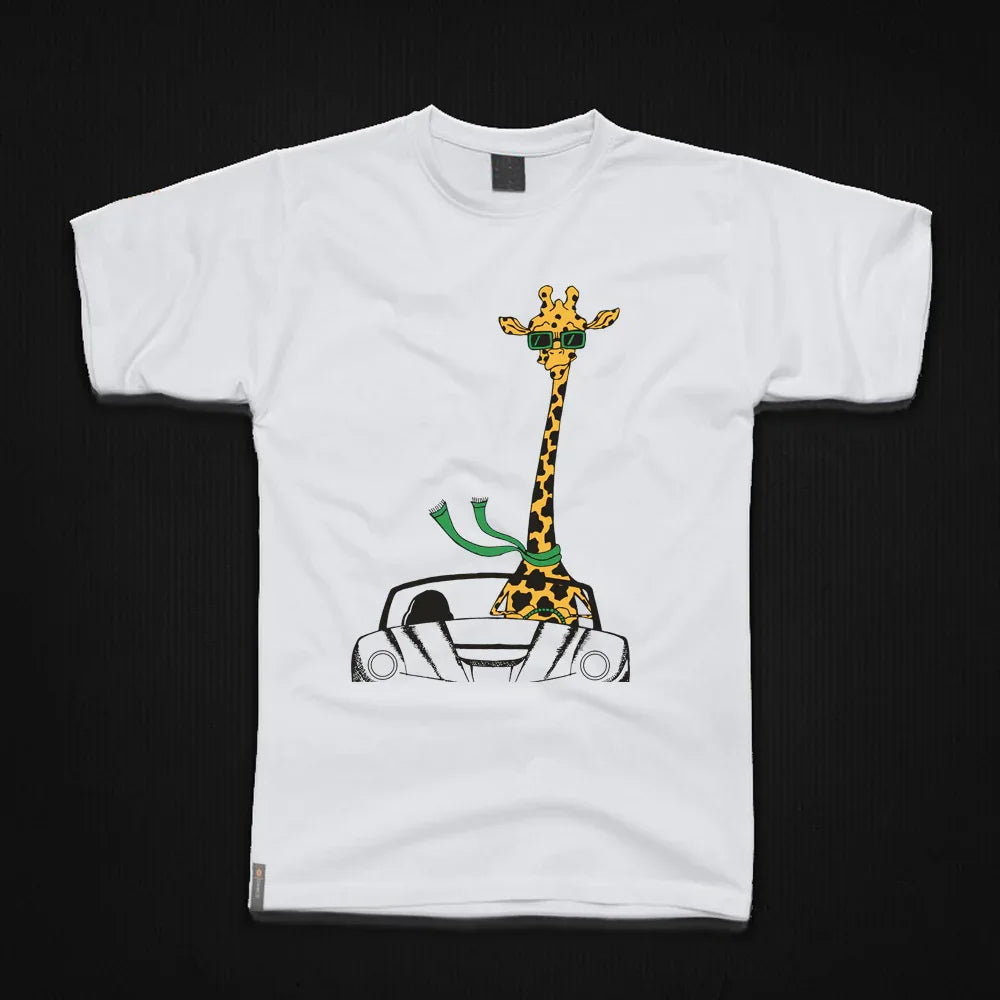 Round Neck T-Shirt - giraffe-T - MeraKapda