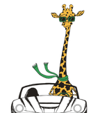 Round Neck T-Shirt - giraffe-T - MeraKapda