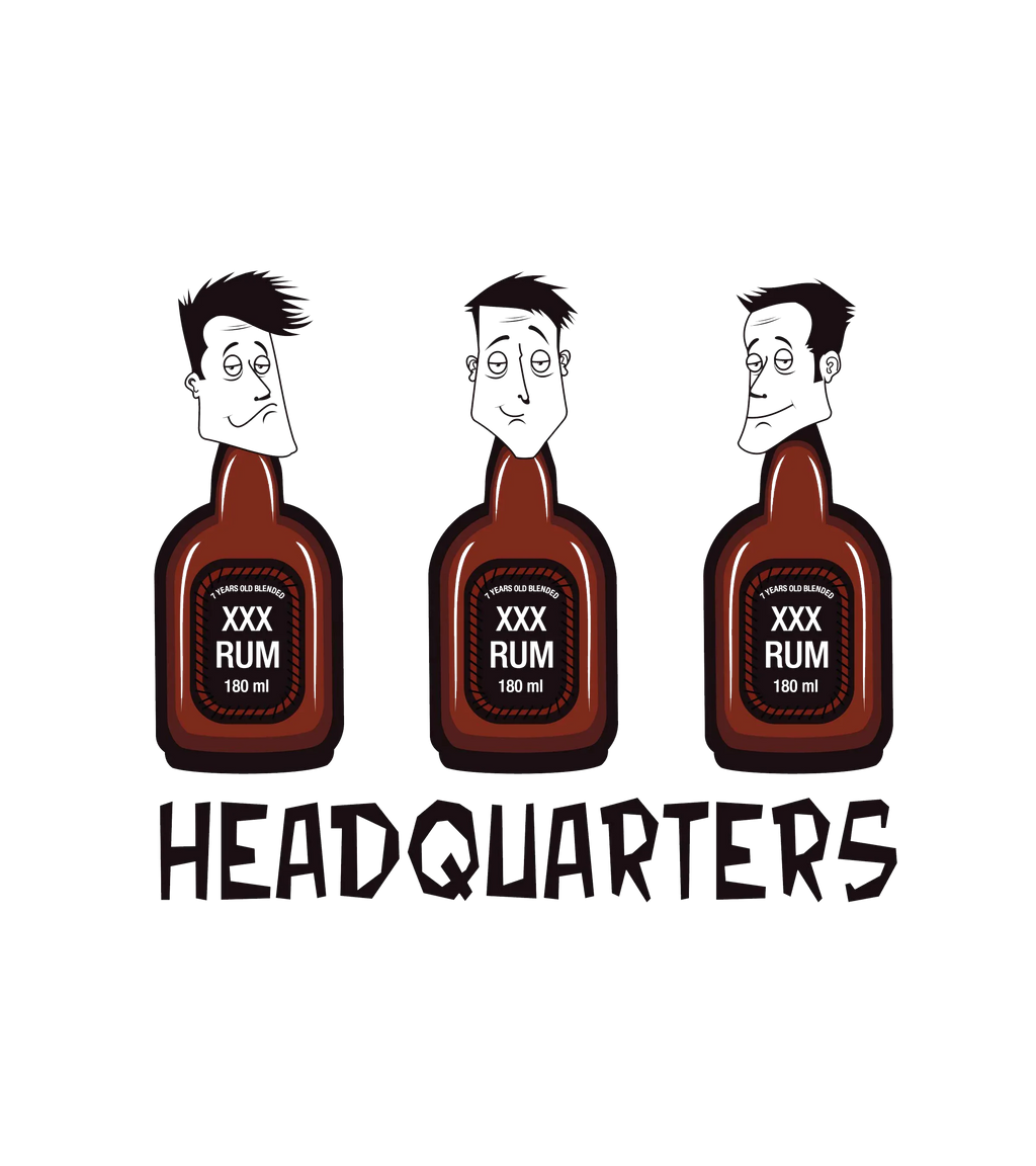 Round Neck T-Shirt - head-quaters-T - MeraKapda