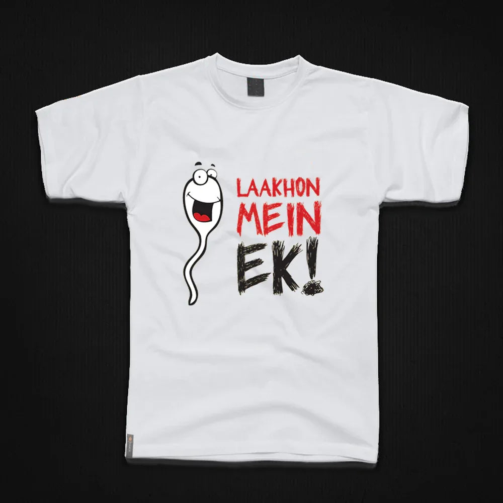 Round Neck T-Shirt - laakho mein ek-T - MeraKapda