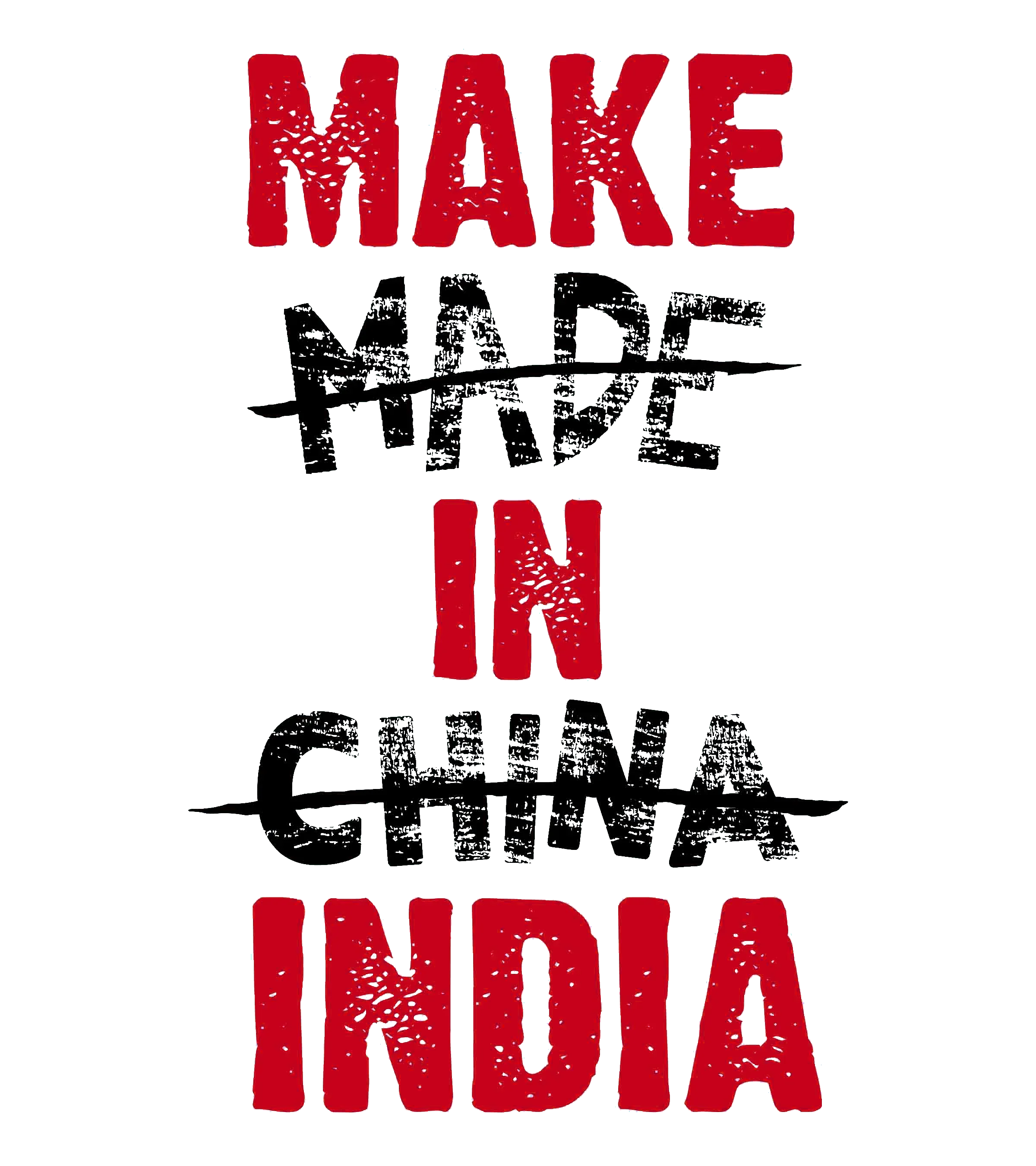 Round Neck T-Shirt - make-in-india-T - MeraKapda