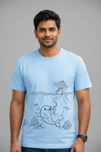 Model in minimal studio