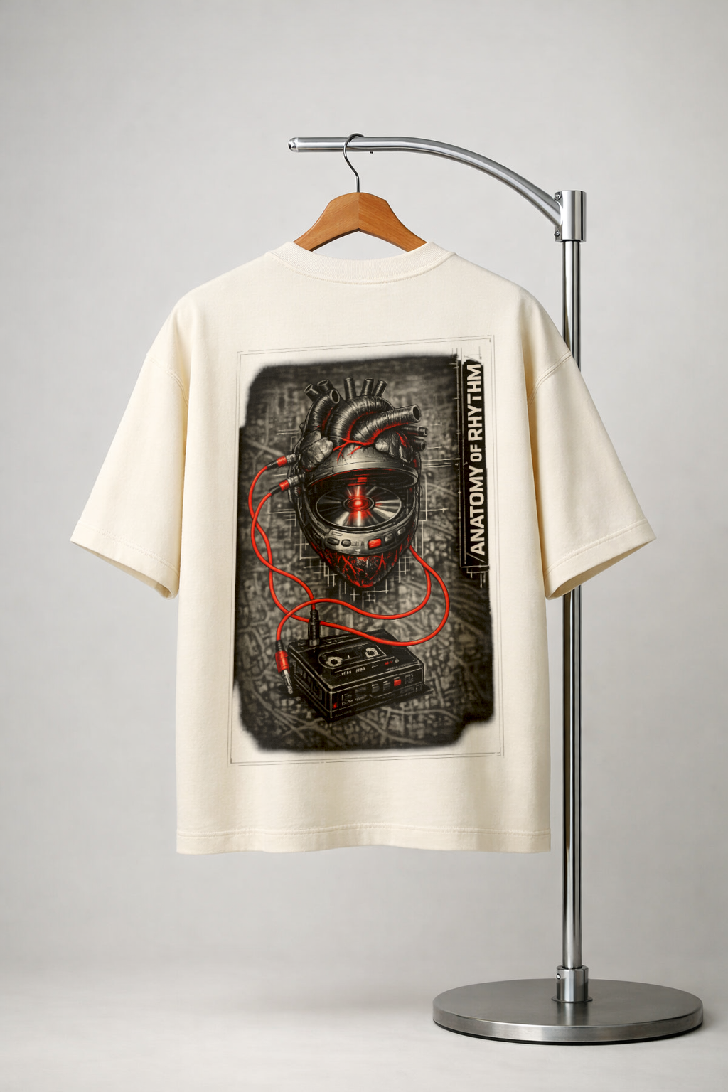 The Anatomy of Rhythm – Rhythm City Oversized T-Shirt | Urban Beat Collection