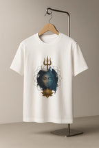 Shiv Shakti Celestial Union T-Shirt – Divine Balance Series (White) - MeraKapda
