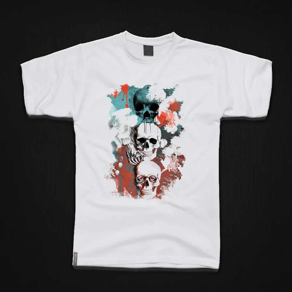 Round Neck T-Shirt - skul-T - MeraKapda